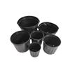 Vaso Preto de Galão Moldagem por Sopro Grande Respirável Plástico Macio Vaso de Flores Antienvelhecimento Rosa Pothos Vaso para Raízes Controle de Raízes Vaso para Mudas