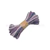 Cuerda de Algodón con Núcleo de Color Degradado de 3 mm Tejida a Mano Color Arcoíris Línea Decorativa DIY Resistente al Desgaste y Duradera Empaque de Regalo Adornos Colgantes