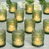 Portavelas de Vidrio Simple Romántico para Boda, Taza para Vela Aromática, Decoración de Mesa