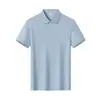 Camiseta polo de algodón-spandex de 220 g, 80 hilos, algodón de fibra larga para verano, camiseta de manga corta unisex, impresión de logotipo disponible bajo pedido