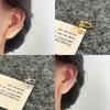 Design Único e Estiloso Ear Cuff de Zircônia, Toque de Luxo Leve e de Alta Qualidade, Versátil para o Dia a Dia, Brincos Simples para Mulheres
