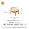Tigela de Cerâmica para Gatos com Patas Coloridas, Alimentador Lento com Suporte, Tigela para Cães, Tigela Doméstica para Animais de Estimação, Tigela Anti-tombamento, Tigela para Alimentação Lenta Anti-engasgo