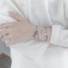 Pulseiras Cartoon Camadas Vintage para Mulheres, Novo Estilo Coreano, Pingente Redondo Símbolo de Dinheiro, Joias Simples