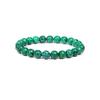 Pulsera de cuentas elástica de 8 mm de polvo de piedra ojo de tigre cristal piedra volcánica amatista hematita ágata roja pulsera de cuentas elástica transfronteriza