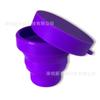 [Qualidade Boa de Grau Alimentício] Copo Dobrável de Silicone (1170ml) Copo de Água Telescópico Multifuncional Portátil para Desinfecção com Impressão