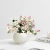 Planta Trepadeira Colorida Verde para Escritório, Flores de Mesa Internas em Vasos, Fácil de Cuidar, Resistente ao Calor e ao Frio