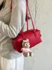 Verão 2026 Nova Moda Estilo Coreano Design de Nicho Simples Bolsa Boston Feminina para o Dia a Dia Ombro Único Transversal Sob o Braço