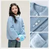 Ropa para niños Princesa Yuanyuan, chaqueta de forro polar para niñas, nuevo modelo 2026, abrigo peludo cálido de invierno para niñas mayores