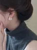Aretes de Aro Lisos Doble Capa Plata Rota 2026 Nuevo Estilo Caliente Aretes de Lujo Ligero Accesorios para Orejas Personalidad Única Pinzas para Orejas