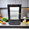 Gabinete de Aislamiento para Exhibición Comercial Calefacción Temperatura Constante Gabinete para Alimentos Cocidos Tienda de Tartas de Huevo Pollo Frito Hamburguesas Gabinete de Aislamiento para Desayuno Gabinete de Exhibición de Castañas