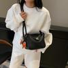 2025 Nueva Bolsa Pequeña Senmeng Bolso de Mujer Moda Pony Boston Almohada Bolso Piel Suave Elegante Bolso de Hombro Cruzado