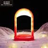 Caixa de Música Redonda com Luzes, Acessórios Criativos Feitos à Mão para Luz Noturna, Presente Criativo para Namorada no Dia dos Namorados Chinês