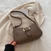 Bolso Vintage Crowdsourcing para Mujer 2024 Invierno Nueva Moda Versátil Bolso Bandolera de Alta Gama para Hombro y Axila
