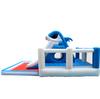 Doctor Dolphin gran tiburón inflable tobogán cama elástica castillo travieso parque infantil parque infantil grande al aire libre interior