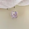 Acrílico UV Transparente Colorido Tridimensional Animais de Desenho Animado Contas Furo Reto Contas Soltas Para Miçangas DIY Corrente de Celular Material Acessórios