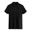 Camisa Polo Primavera y Otoño Logo Impreso Ropa de Trabajo Manga Corta Publicitaria Camisa Cultural Cuello Camisa de Trabajo Camiseta Bordada Algodón