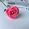 Buquê de Casamento de Rosas Artificiais Transfronteiriças em Estilo Europeu, Arranjo de Flores Artificiais com Toque Realista, Decoração de Arranjo de Flores para Sala de Estar