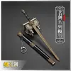 Modelo de Arma Envolvente Fengshen Hombre Huang Jian 22cm Adorno de Metal Xiqi Jian Yuan Shen Jian Bo Hou Jian Arma Fría
