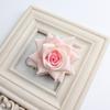 Cabeza de Rosa de Terciopelo Simulado Pastel Horneado Rosa Roja Material para Corsage Flor Decorativa para Ropa Flor de Boda