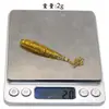 Venta al por mayor de fábrica cola de T monocolor pez blando con anzuelo de crank cebo falso de cola de T cebo Luya lubina Perca Mandarín Boca de Pez