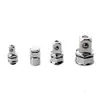 Adaptador de Chave de Catraca com Soquete Hexagonal de 4 Peças, Tipo Côncavo Adaptador de Soquete de Liberação Rápida para Chaves de Impacto Pneumáticas