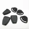Venta directa en sitio hebilla triangular de plástico para casco con hebilla en forma de abanico carcasa de plástico hebilla de ajuste de cinta