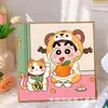 Pintura de Diamantes Infantil Transfronteriza Tamaño Pequeño Pegatina de Diamantes Completos 5D Arte Simple DIY Regalo Hecho a Mano con un Toque de Alta Gama