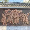 Grande Mural de Bronze em Relevo Apresentando Personagens Folclóricos do Exército Vermelho, Parede Cultural para o Campus da Grande Muralha, Parede Cultural com Placa de Medicina Tradicional Chinesa