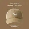 Tío Hu chi gorra de béisbol de alta calidad linda gorra bordada de cachorro de dibujos animados sombrero de otoño e invierno para hombre y mujer todo a juego moda