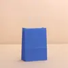 Bolsa de compras simples em papel kraft para café, chá de leite, take-away, embalagem de compras, sacola de presente, sacola de papel atacado