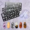 Placa de Estampado para Uñas Transfronteriza Set de Sellos Transferencia de Uñas Salón de Uñas Mismo Estilo Fabricante de Impresión por Transferencia Mayoreo