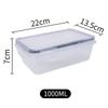 PP Grado Alimenticio Estilo Camping Puesto Microondas Grado Alimenticio Muestra de Comida Refrigerador Almacenamiento Almacenamiento Fresco Lonchera