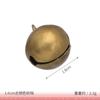 Cruz-fronteiriça 22mm redondo metal cor tinta sino sino cruz sino bronze acessórios para joias diy