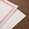 [20 Hojas/Paquete] Páginas Interiores para Certificado de Honor A4 Páginas Interiores con Estampado en Caliente Páginas Interiores en Blanco Páginas Interiores de Papel Especial Perlado de Alta Gama