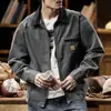 Chaqueta Pesada Americana para Hombre Primavera y Otoño 2026 Nueva Retro Guapo Ropa de Trabajo Acolchada Marca de Moda Superior