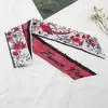 Bufanda de Seda Elegante Estilo Nuevo Francés Cuerda para Atar Cabeza Retro de Alta Calidad Corbata para Bolso Cinta para la Cabeza Cinta Decorativa