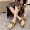 Mules Femininas de Solado Macio, de Calçar, com Laço, Novos Sapatos Baixos Primavera/Verão 2026 para Uso ao Ar Livre