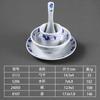 Plato de preparación de restaurante de olla caliente creativa de melamina, plato de carne de enjuague, tazón especial, tazón de arroz, plato para salsa, vajilla de hotel de cuatro piezas
