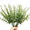 Hojas de Eucalipto Artificiales 38cm Hoja de Eucalipto Individual Planta Verde Artificial Ramo Decoración del Hogar Transfronteriza Flor