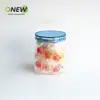 Frasco de plástico PET de 650 ml con forma, frasco para alimentos, frasco de almacenamiento de grado alimenticio, botella de alimentos transparente, frasco cuadrado