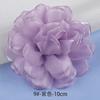 4-10cm fábrica em estoque camélia borda queimada flor chapelaria tecido flor feita à mão acessórios flor de tecido acessórios DIY broche
