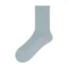 Calcetines de Media Caña para Mujer Meikan, Calcetines de Lino-Algodón de Doble Aguja, Calcetines de Algodón de Color Sólido, Combinación Casual con Calcetines Básicos para Hombre