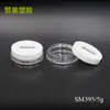Material de Embalaje Caja de Corrector Personalizada por el Fabricante Caja Redonda Portátil de 5g para Maquillaje, Rubor, Crema Contorno Caja Vacía