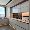 Fábrica de Gabinetes Shunde Gabinetes para Toda la Casa Personalizados Madera Horneada Pintura Gabinete Moderno Simple Australia gabinete de cocina