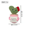 Adornos de Tarjetas Inspiradoras Emocionales de Lana Tejidos a Mano Suculentos de Energía Positiva Maceta de Venta Caliente Transfronteriza Adornos de Cactus