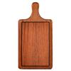 Tabla de Madera de Ébano para Filete Tabla de Pan Occidental de Sapele Bandeja para Frutas y Filetes Plato de Madera Maciza Tabla para Pizza Plato para Cena de Filete