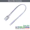 Fita de LED Cob Fita de LED 2835 Conector 5mm8mm10mm2P3P4P Cor Única e Dupla Rgb Conector Sem Solda