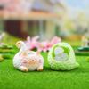 Figura Linda de Dibujos Animados, Mascota Linda, Caja Misteriosa de Piedra de Cristal, Adornos de Escritorio de Moda, Decoración de Regalo para Estudiantes