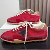 Sapatos Estilizados Retro de Couro Macio para Mulheres, Tênis de Treino Alemães com Cadarço, Tênis Casuais Respiráveis de Verão, Sapatos Forrest Gump Femininos
