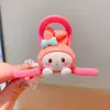 Presilha de Cabelo Fofa de Desenho Animado para Meninas, Prendedor de Coque, Acessório de Cabelo para Crianças, Menininhas, Parte de Trás da Cabeça, Ornamento de Cabelo Dopamina